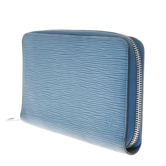 LOUIS VUITTON LV Zippy Organizer Long Wallet Epi Leather Blue SHW M60619 35KB376 - Picture 6 of 14
